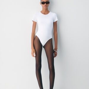 Aritzia White Bodysuit